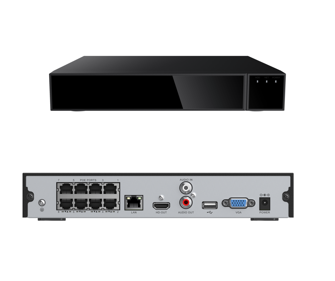 16-ти канальный 12 Мп POE IP-регистратор AltCam  IVR884P